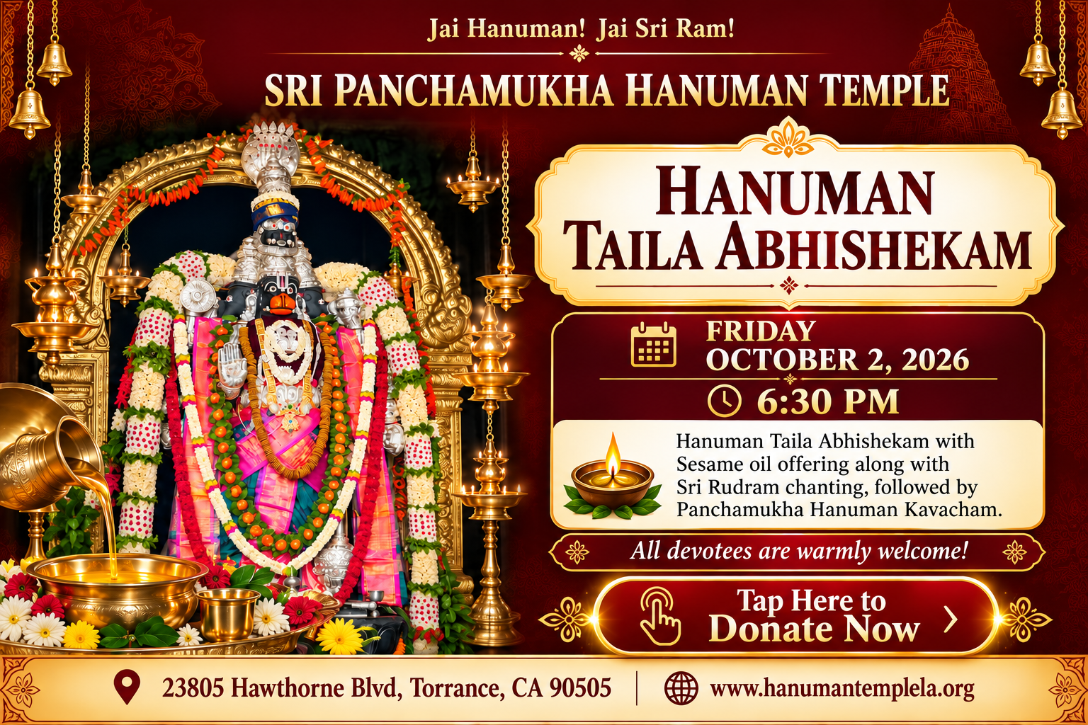 Taila Abhishekam