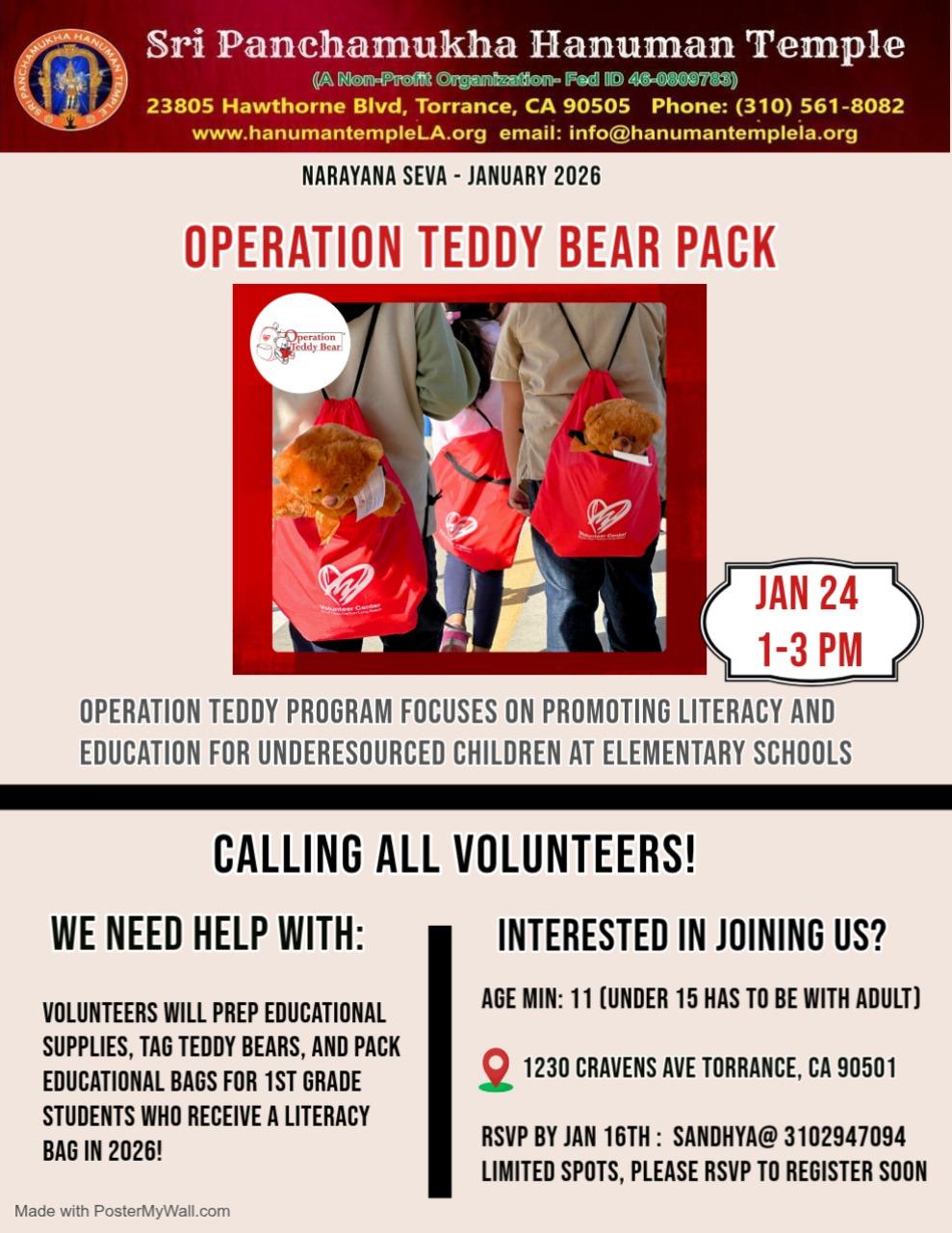 Operation Teddy Bear Pack
