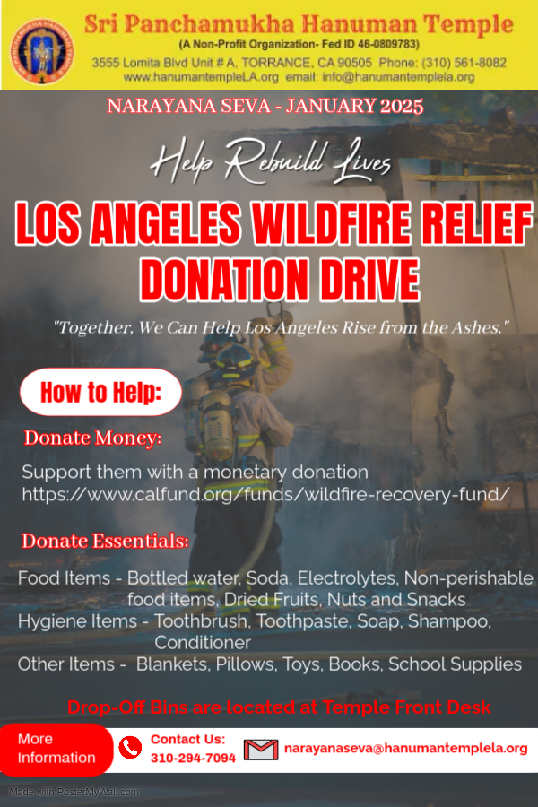 Wildfire Donation Drive