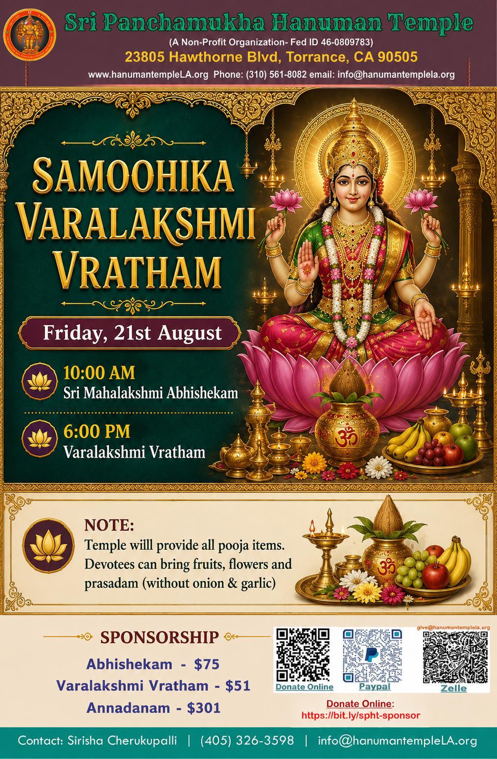 Varalakshmi Vratham