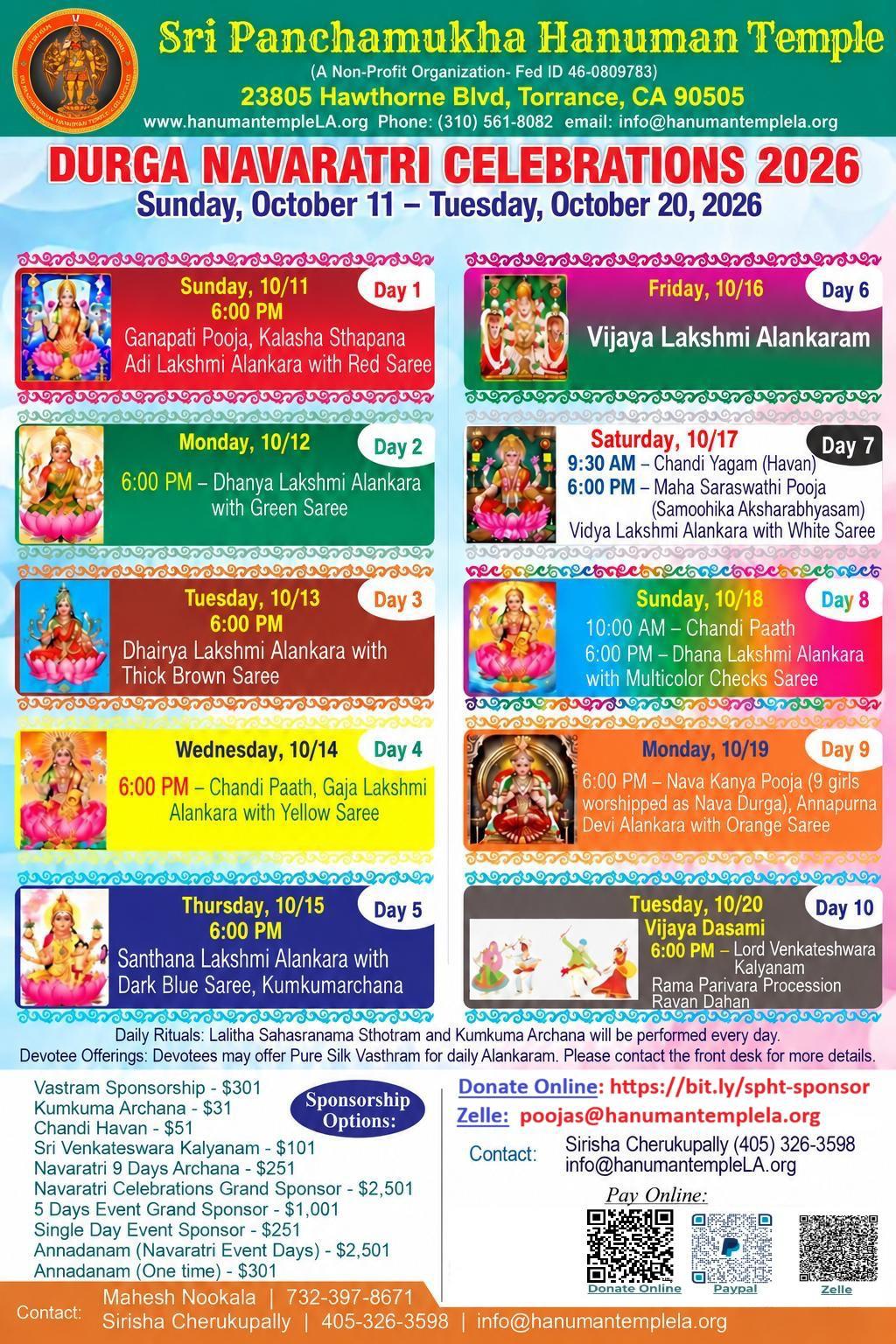 Nava ratri celebrations